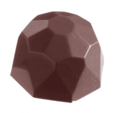 CW1024 Diament - Chocolate World - forma z poliwęglanu do pralin - śr. 31 x wys. 20 mm / poj. 15 g x 24 praliny