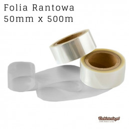 Folia Rantowa 50mmx500m PRZEZROCZYSTA bez nadruku