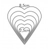 6 szt. Wykrawacz SERCE 631362 Delicia Tescoma