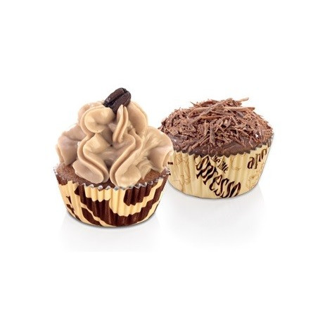 100 szt. MINI Papilotki Delicia COFFEE  ø 4 cm Tescoma