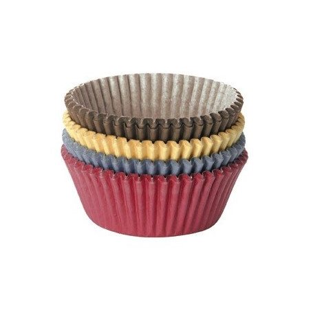 100 szt. Papilotki Delicia KOLOROWE ø 6 cm Tescoma