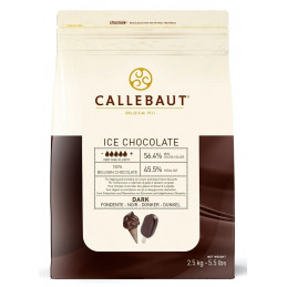 2,5kg ICE CHOCOLATE DARK 56,4% ICE-45-DNV-552 Ciemna czekolada do lodów Callebaut