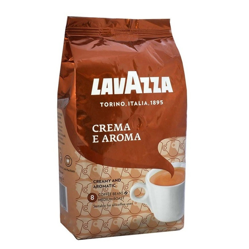 1kg Kawa ziarnista CREME E AROMA 40% Arabica 60% Robusta Lavazza