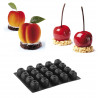 CHERRY / PEACH PX4331 110ml x 20 Forma do monoporcji  Pavoni CHERRY / PEACH PX4331 110ml x 20 Forma do monoporcji  Pavoni