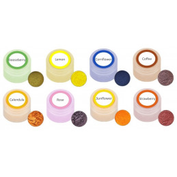 Zestaw barwników NATURALNYCH 8 kolorów NAT-P-01 Food Colours