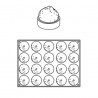 300x400 mm PX4359 CITRON Mata silikonowa by Cedric Grolet 20x65ml Pavoni