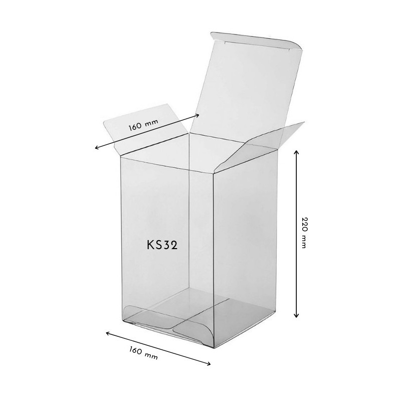 1 szt. KS32 Pudełko TRANSPARENTNE 160/160/220 mm Pavoni 1 szt. KS32 Pudełko TRANSPARENTNE 160/160/220 mm Pavoni