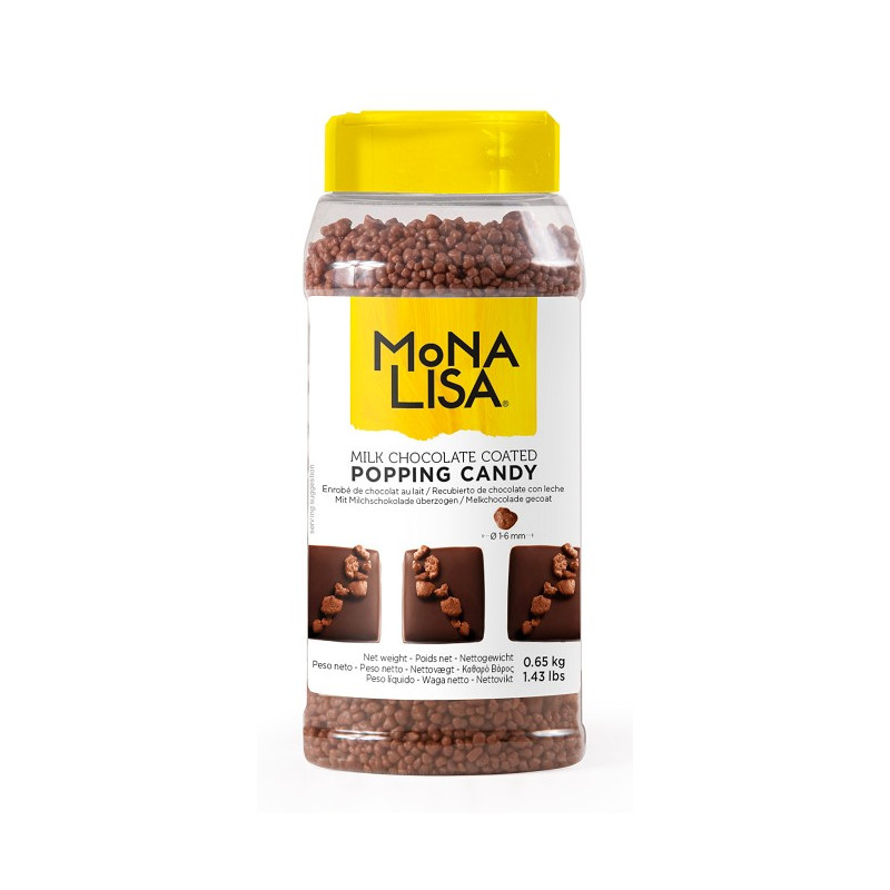 650g Drobna Posypka STRZELAJĄCA w mlecznej czekoladzie CHM-PN-6329-EX-999 Mona Lisa
