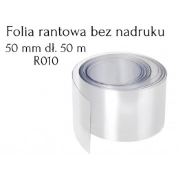 R010 Folia Rantowa 50mm dł. 50m PRZEZROCZYSTA bez nadruku