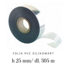 Folia rantowa bez nadruku PVC ROLL H25 mm/305 m 73.471.86.0001 Silikomart