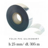 Folia rantowa bez nadruku PVC ROLL H25 mm/305 m 73.471.86.0001 Silikomart