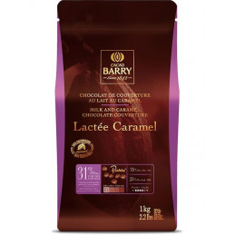 5kg Czekolada MLECZNA Z KARMELEM Lactee Caramel 31% CHF-N31CARA-E4-U72 Cacao Barry