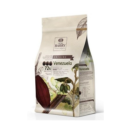 2,5kg Czekolada CIEMNA/DESEROWA Origine VENEZUELA 72% CHD-P72VEN-E1-U70 Cacao Barry