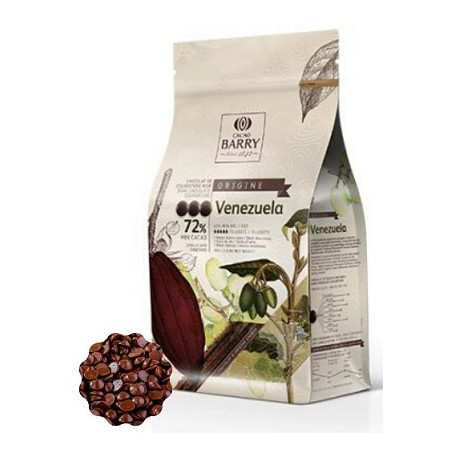 2,5kg Czekolada CIEMNA/DESEROWA Origine VENEZUELA 72% CHD-P72VEN-E1-U70 Cacao Barry