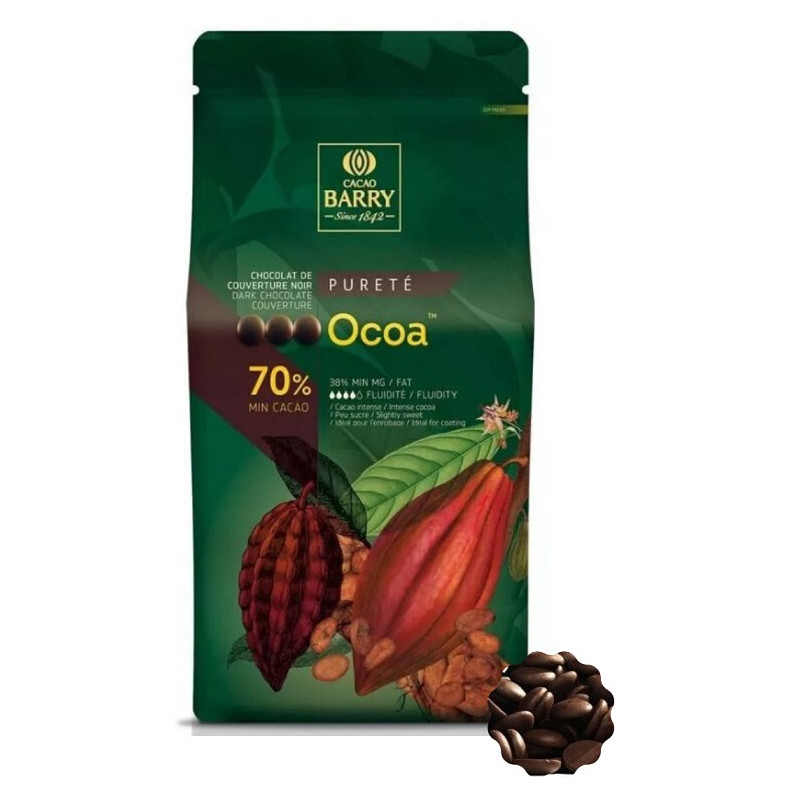 5kg Czekolada CIEMNA/DESEROWA 70% Purete OCOA CHD-N70-OCOA-E4-U72 Cacao Barry