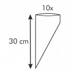 10 szt. WORECZKI PLASTIKOWE do zdobienia 30 cm 630465 Delicia Tescoma