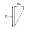 10 szt. WORECZKI PLASTIKOWE do zdobienia 35 cm 630466 Delicia Tescoma