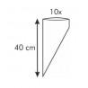 10 szt. WORECZKI PLASTIKOWE do zdobienia 40 cm 630467 Delicia Tescoma