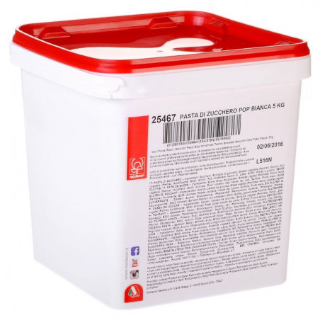 5kg BIAŁA Masa cukrowa bezglutenowa POP BIANCO 25467 Modecor