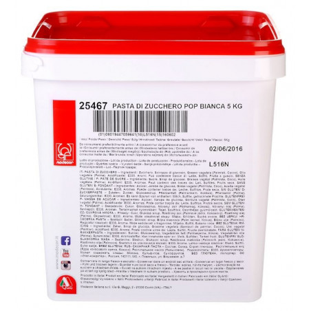 5kg BIAŁA Masa cukrowa bezglutenowa POP BIANCO 25467 Modecor