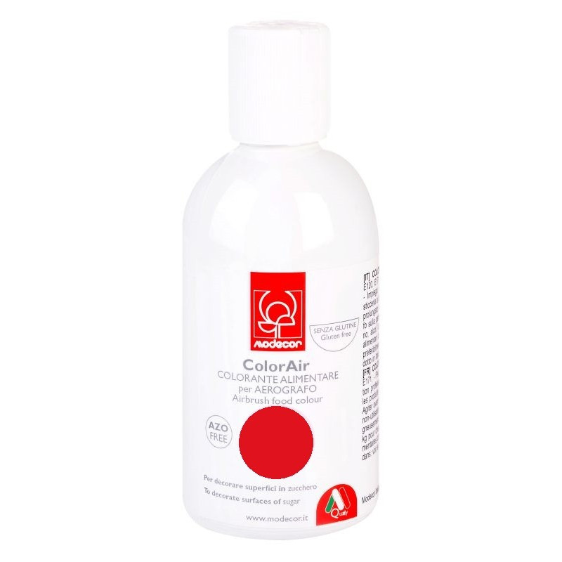 190 ml INTENSYWNY CZERWONY barwnik w płynie do Aerografu VIVY Air Super Red 23998 Modecor