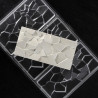 PC5002 Crush Pavoni Italia - forma z poliwęglanu do tabliczek czekolady - dł. 155 x szer. 77 x wys. 10 mm / poj. 100 g