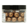 150g BURSZTYNOWE METALIZOWANE kule z ciemnej czekolady z całym ORZECHEM LASKOWYM 5050603 Sweet Decor