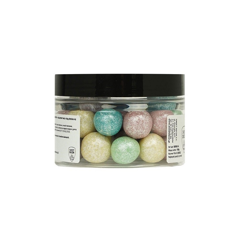 150g KOLOROWE METALIZOWANE kule z ciemnej czekolady z całym ORZECHEM LASKOWYM 5050614 Sweet Decor 150g KOLOROWE METALIZOWANE kule z ciemnej czekolady z całym ORZECHEM LASKOWYM 5050614 Sweet Decor