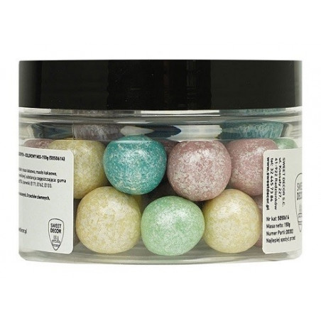 perły dekoracyjne kolorowy mix z całym orzechem laskowym - Sweet Decor - cukieteria.pl