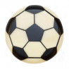 189 szt. BIAŁO-CZARNA PIŁKA FOOTBALL dekoracja z białej czekolady ∅ 30 mm 3445 Barbara Decor