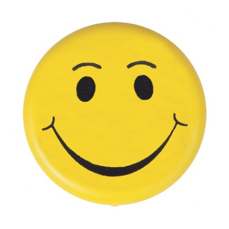 378 szt. ŻÓŁTA EMOTICON HAPPY dekoracja z białej czekolady ∅ 30 mm 33911 Barbara Decor