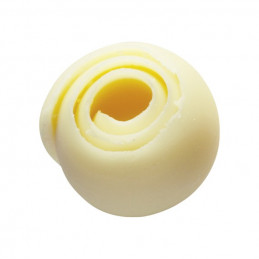 200 szt. BUTTERCURLIES dekoracja z białej czekolady  ∅ 16/19 mm CHW-DE-19932E0-999 Mona Lisa
