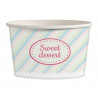 25 szt. Kubki papierowe do lodów 130 ml PASTELOWY MIX 2222 Kram