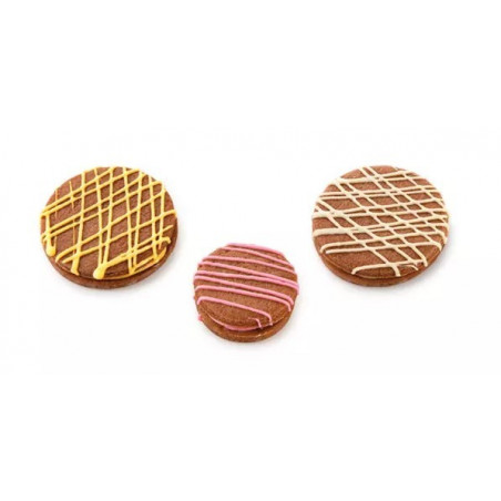 3 szt. Dwustronne foremki do wykrawania KOŁA 630860 Delicia Tescoma