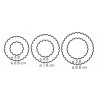 3 szt. Dwustronne foremki do wykrawania KWIATY 630861 Delicia Tescoma