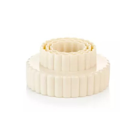 3 szt. Dwustronne foremki do wykrawania KWIATY 630861 Delicia Tescoma