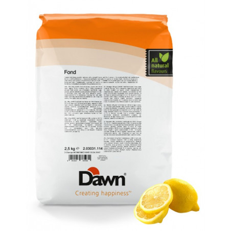 2,5 kg FOND LEMON stabilizator do śmietany smak cytrynowy Dawn
