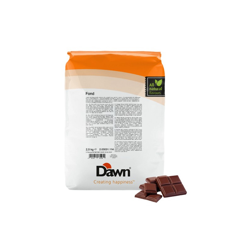 2,5 kg FOND CHOCOLATE stabilizator do śmietany smak czekoladowy Dawn