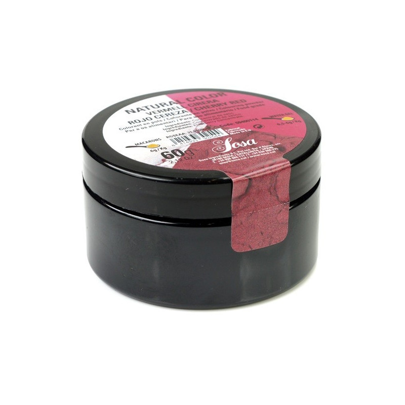 60g Barwnik NATURALNY w proszku CZERWIEŃ WIŚNI 59400114 Sosa 60g Barwnik NATURALNY w proszku CZERWIEŃ WIŚNI 59400114 Sosa