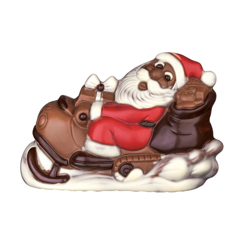 125 g Mikołaj na skuterze śnieżnym z mlecznej czekolady 65561 CCW