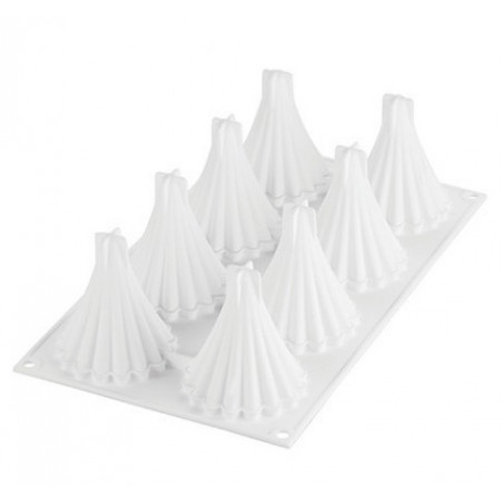 Astro 95 Silikomart - forma silikonowa do monoporcji i deserów - śr. 67 x wys. 79 mm / poj. 95 ml x 8 porcji