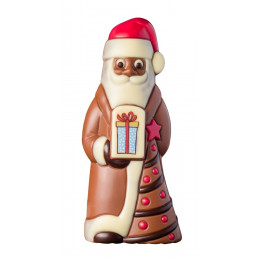100 g św. Mikołaj z prezentem z mlecznej czekolady 65416 CCW