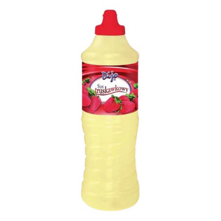 op. 1 kg Topping truskawkowy - polewa cukiernicza do lodów i gofrów - Dijo Fun&Food