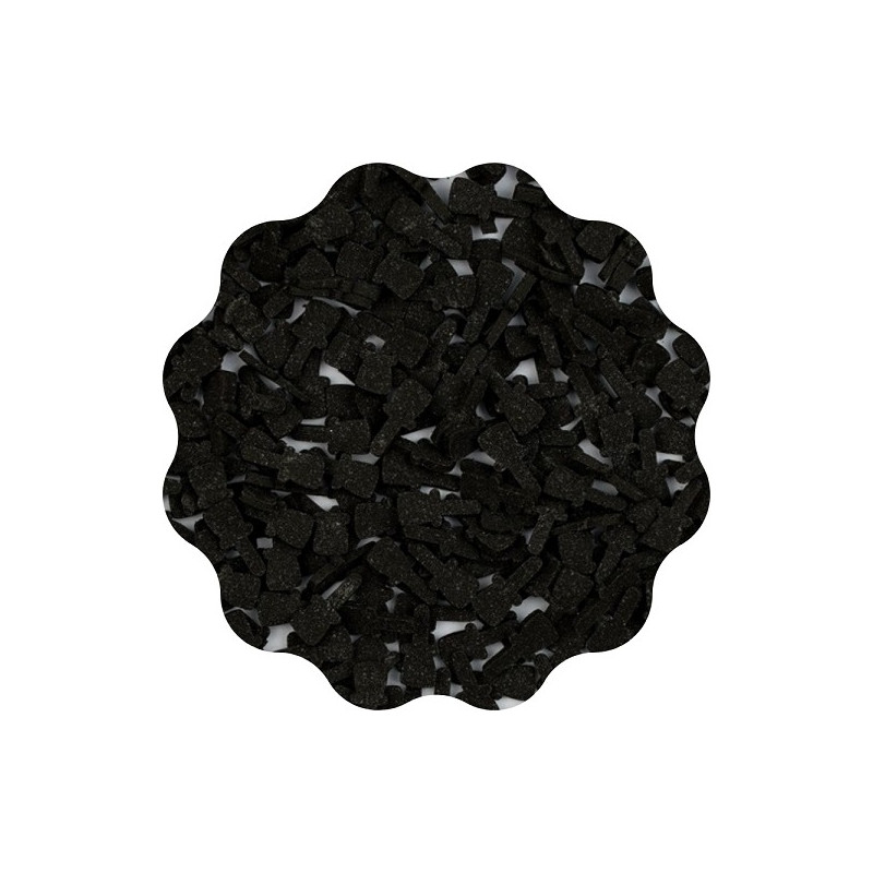 30g MIOTŁA CZAROWNICY czarna konfetti cukrowe 8 mm Sweet Decor 30g MIOTŁA CZAROWNICY czarna konfetti cukrowe 8 mm Sweet Decor