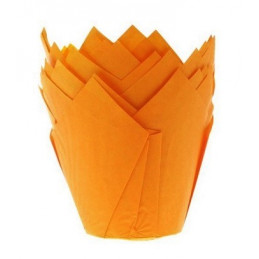 180 szt. TULIPAN MUFFIN POMARAŃCZOWY ∅ 50 x h 80 mm Novacart