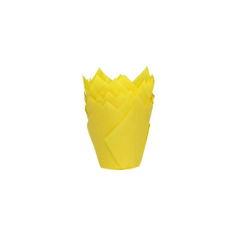 180 szt. TULIPAN MUFFIN ŻÓŁTY ∅ 50 x h 80 mm Novacart 180 szt. TULIPAN MUFFIN ŻÓŁTY ∅ 50 x h 80 mm Novacart