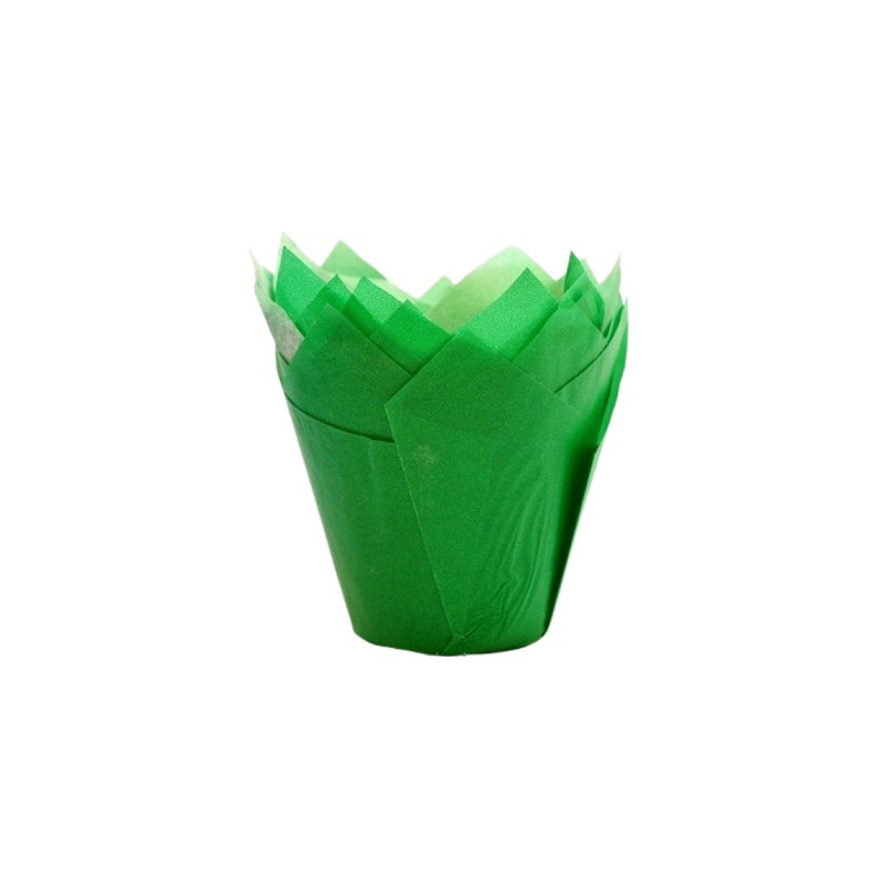200 szt. TULIPAN MUFFIN ZIELONY ∅ 50 x h 80 mm Novacart 200 szt. TULIPAN MUFFIN ZIELONY ∅ 50 x h 80 mm Novacart