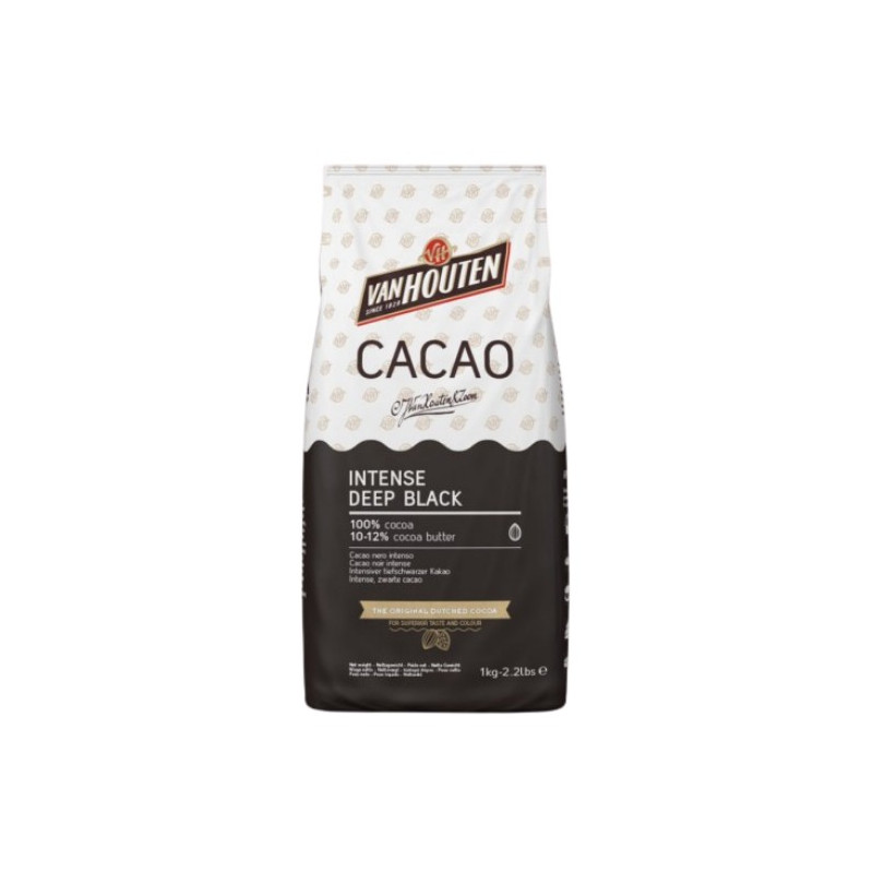 1kg KAKAO INTENSE DEEP BLACK 10-12% DCP-10Y352-VH-760 Van Houten 1kg KAKAO INTENSE DEEP BLACK 10-12% DCP-10Y352-VH-760 Van Houten