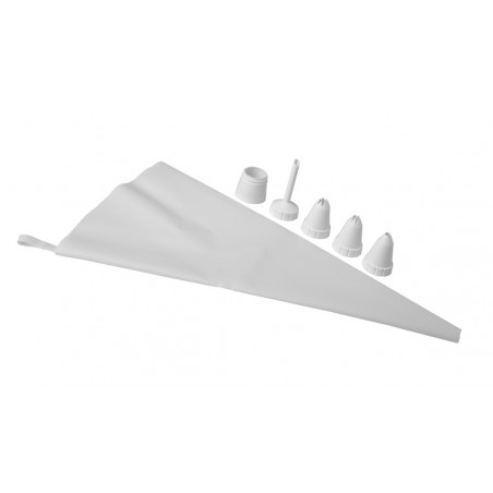 Zestaw rękaw cukierniczy + 4 końcówki + adapter 410 909 EASY BAKING Birkmann