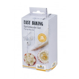 Zestaw rękaw cukierniczy + 4 końcówki + adapter 410 909 EASY BAKING Birkmann